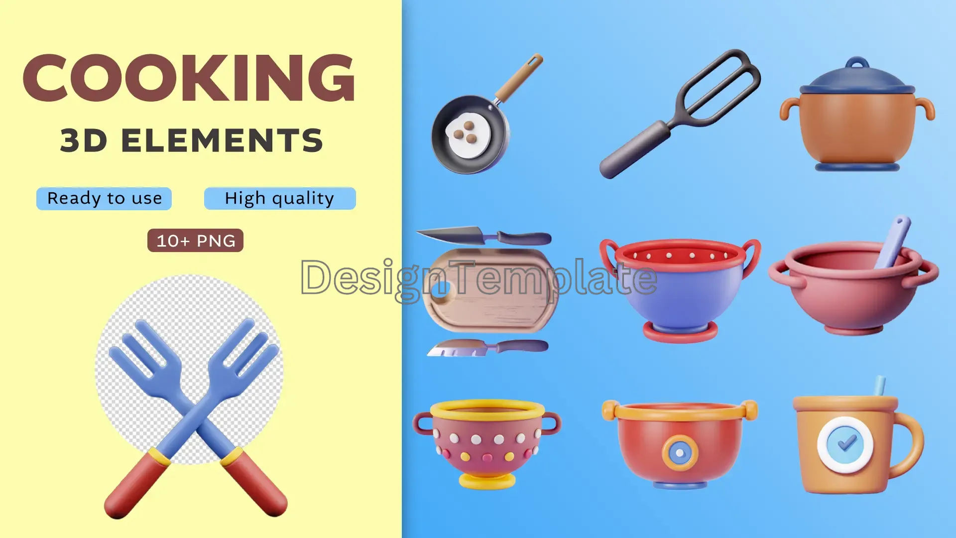 Chef's Essentials 3D Kitchen Equipment Pack image